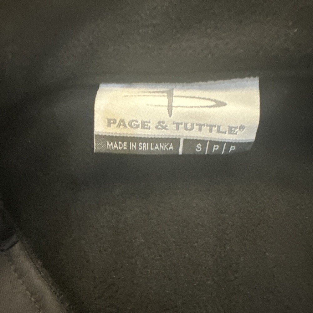 Womens Full Zip Jacket BLACK Wind/Water-Resistant Page & Tuttle -Size SMALL NWT - Picture 5 of 12